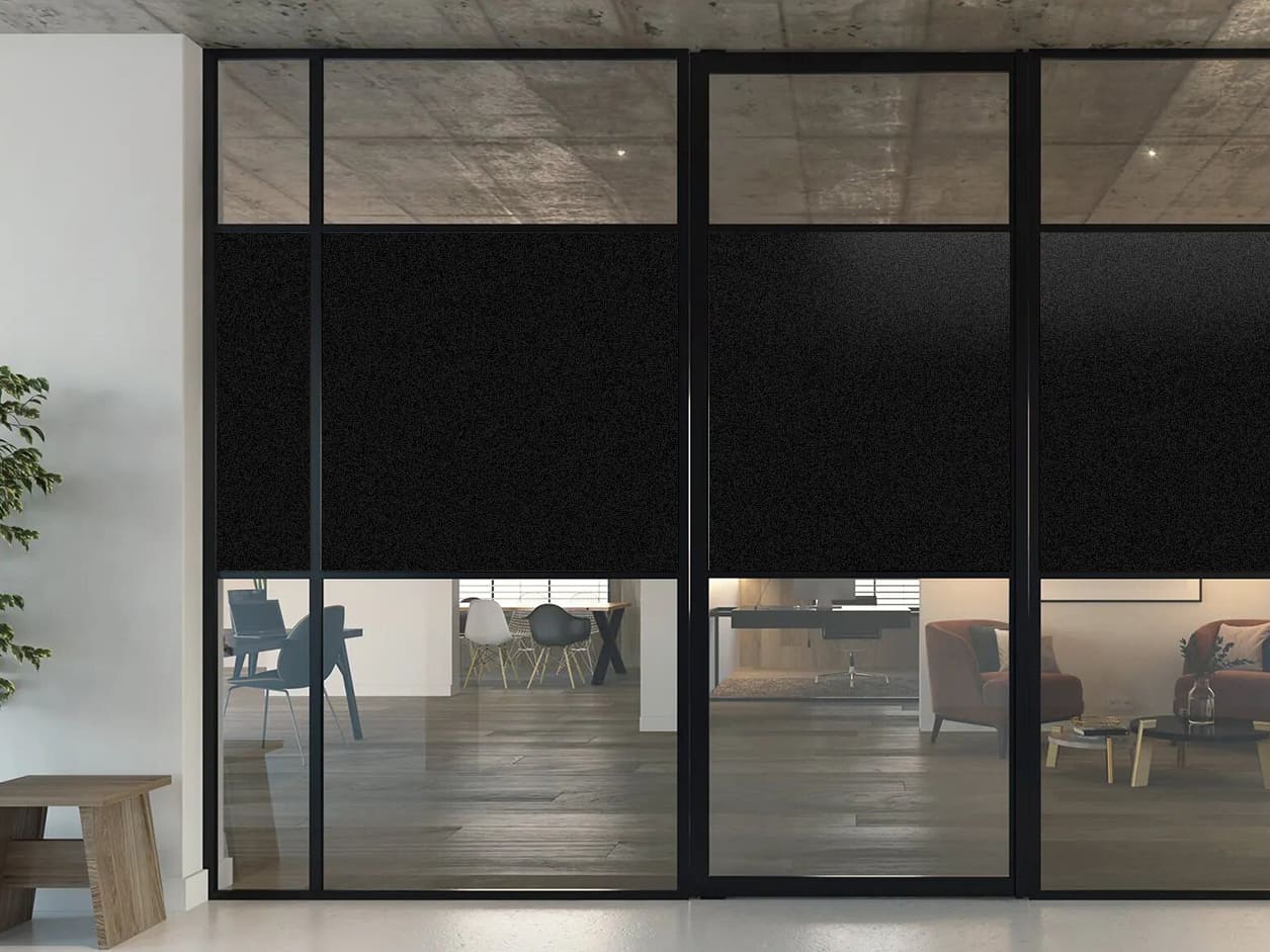Film repositionnable noir opacifiant - Luminis Films